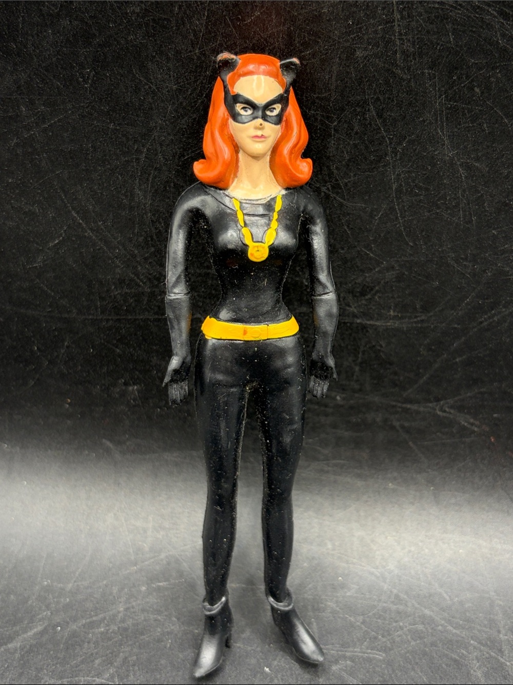 NJCroce DC Comics Vintage Catwoman 1966 Classic TV Series Bendable Action Figure
